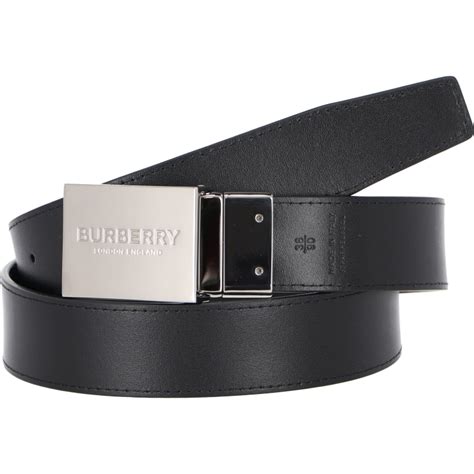 burberry plaque london check and leather belt|Burberry Men's Reversible Plaque Buckle London Check Belt .